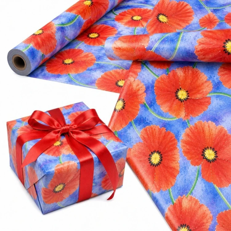Papier ozdobny Maki Letnie X-Strong 35cmx20m
