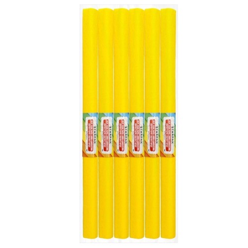Bibuła marszczona 04 żółta (10szt), STARPAK