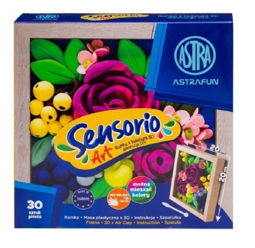 Zestaw lekkiej masy Sensorio Art - Róże ASTRA
