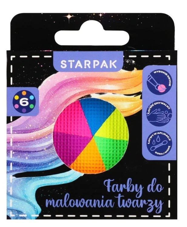 Farby do malownia twarzy, STARPAK