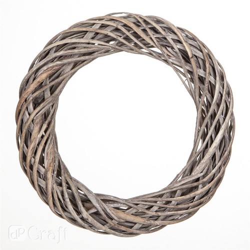Wianek wiklynowy szary 36cm, Dalprint