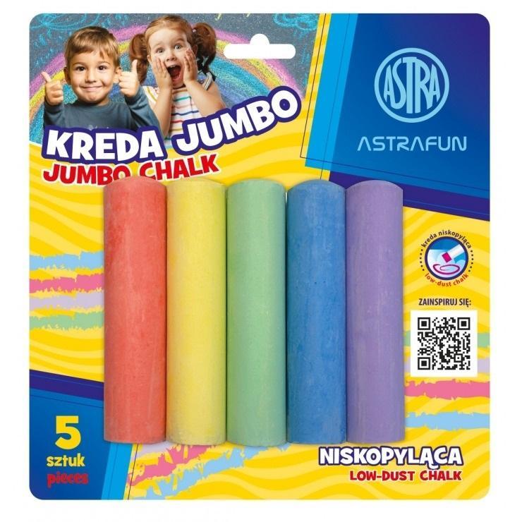 Kreda Jumbo Fun 5szt ASTRA, ASTRA papiernicze