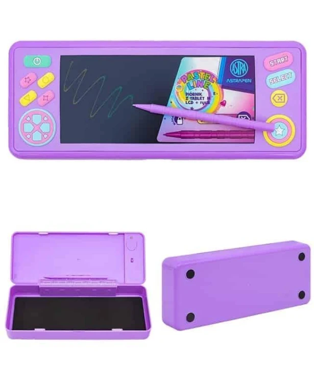 Piórnik z tabletem LCD Pastel Line ASTRA