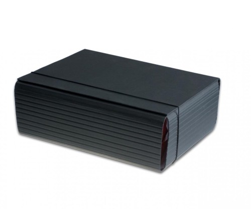 Teczka łamana A4/12cm na gumkę Eco czarna PENMATE