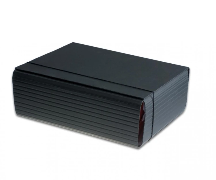 Teczka łamana A4/12cm na gumkę Eco czarna PENMATE