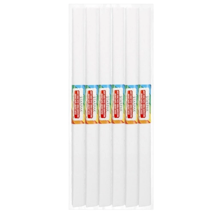Bibuła marszczona 01 biała (10szt), STARPAK