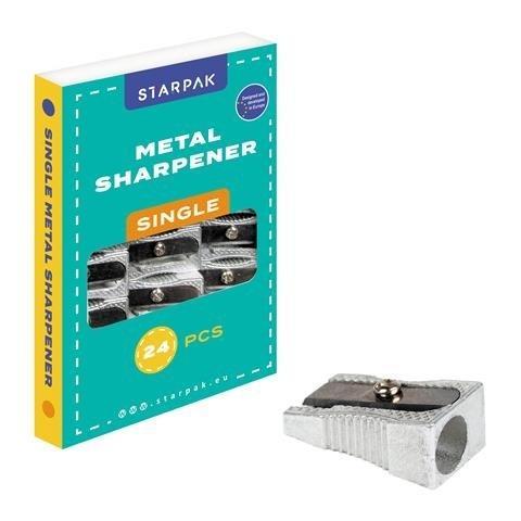 Temperówka metalowa pojedyncza (24szt), STARPAK