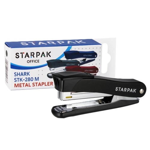 Zszywacz Shark STK-280 M czarny, STARPAK
