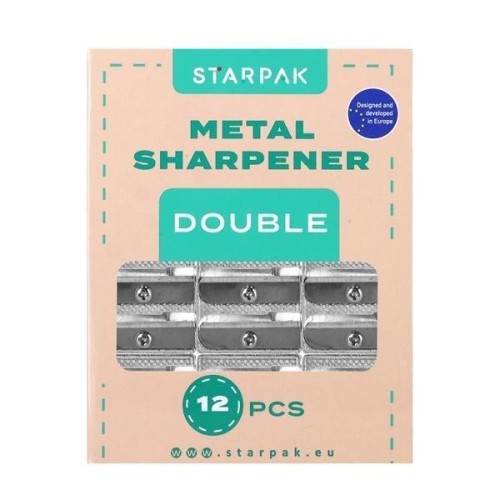 Temperówka metalowa podwójna (12szt), STARPAK