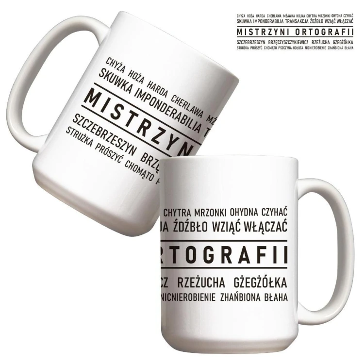 Kubek - Mistrzyni Ortografii 440ml, Molom