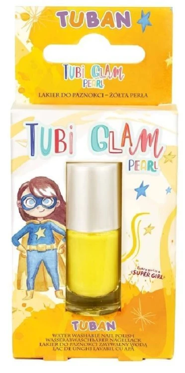 Lakier do paznokci Tubi Glam żółty perłowy, Tuban