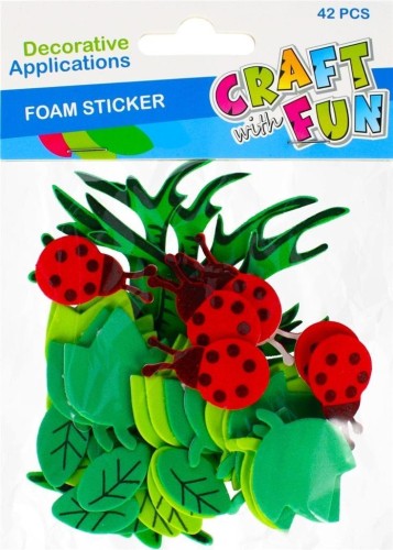 Ozdoba samoprzylepna drzewo 42szt, Craft with Fun