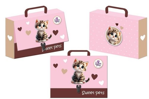 Teczka z rączką walizeczka The Sweet Pets Kot