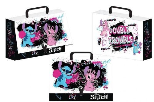 Teczka z rączką Stitch Black, Beniamin
