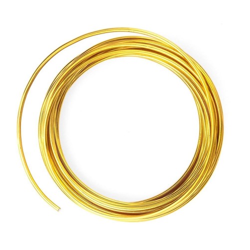 Drucik metalowy złoty 2mm 5m, Dalprint