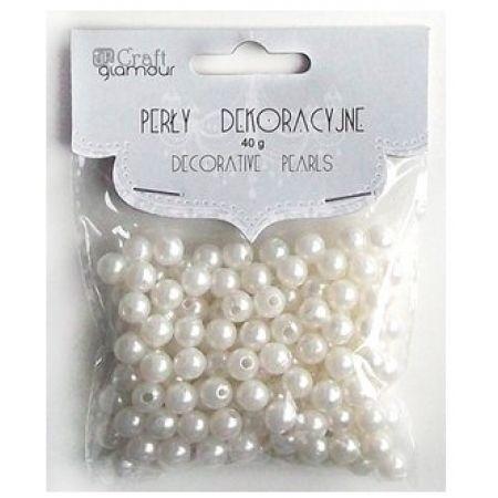Perły dekoracyjne 8mm 40g, Dalprint