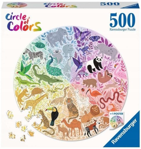 Puzzle 500 Zwierzeta, Ravensburger
