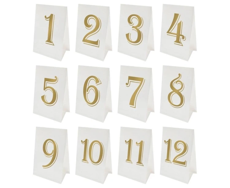 Numery na stoły Celebrate 12szt