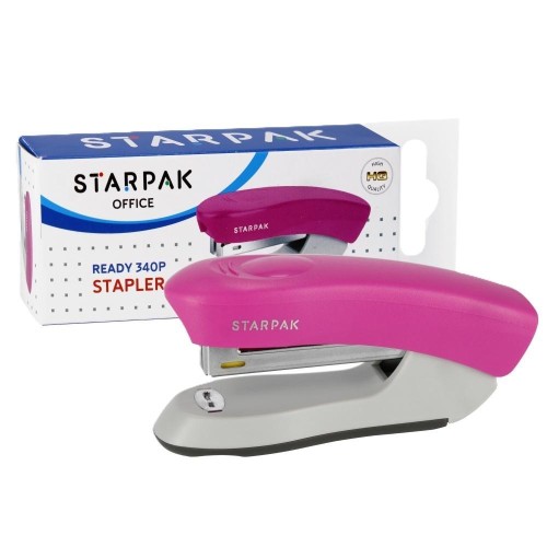 Zszywacz Ready STK-340 P różowy, STARPAK