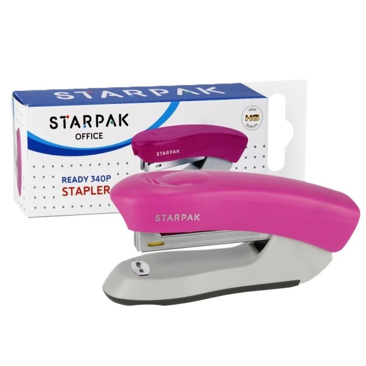 Zszywacz Ready STK-340 P różowy, STARPAK