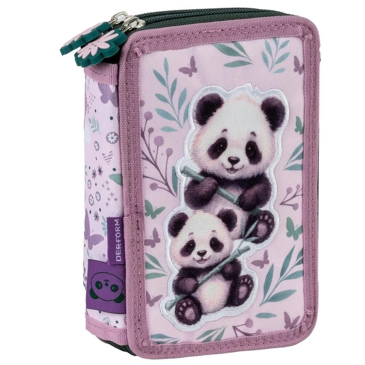 Piórnik z wyposażeniem Panda 2-kom. DERFORM