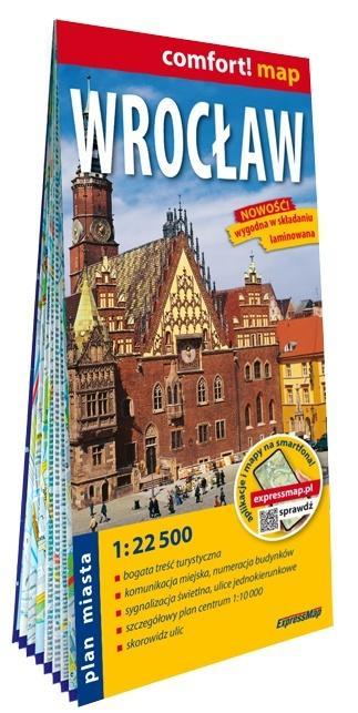 Comfort! map Wrocław 1:22 500, praca zbiorowa