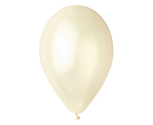 Balony metalik kość słoniowa 30,5cm 100szt