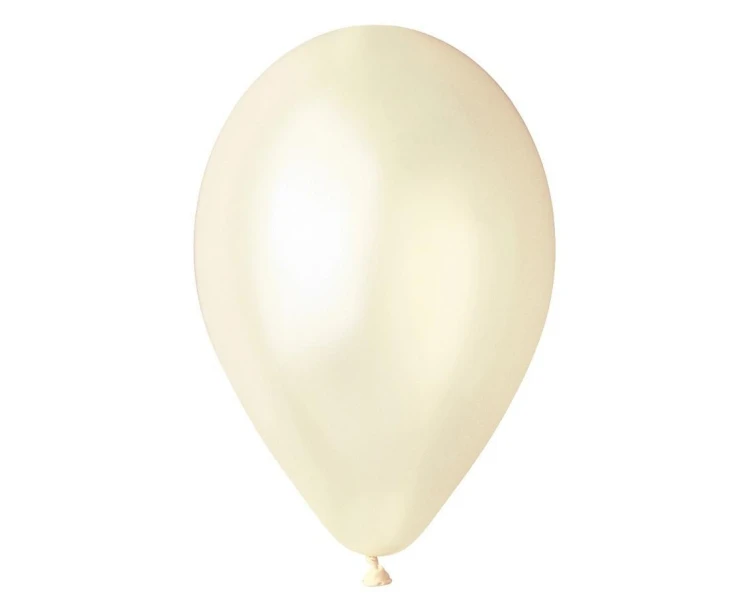Balony metalik kość słoniowa 30,5cm 100szt