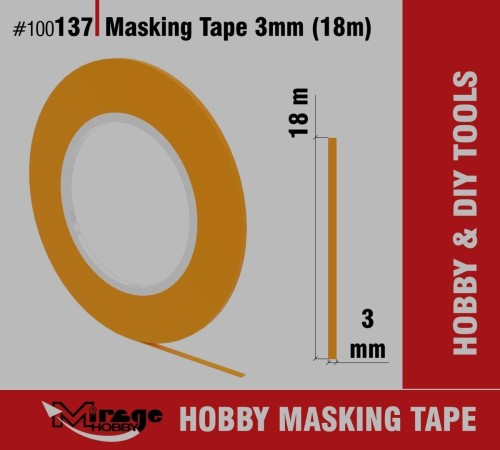 Modelarska taśma maskująca 18m