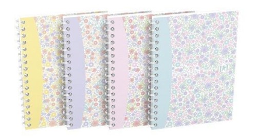 Zeszyt A6/50K kratka Floral (10szt) OXFORD, Oxford
