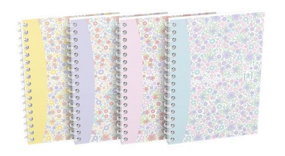 Zeszyt A6/50K kratka Floral (10szt) OXFORD, Oxford