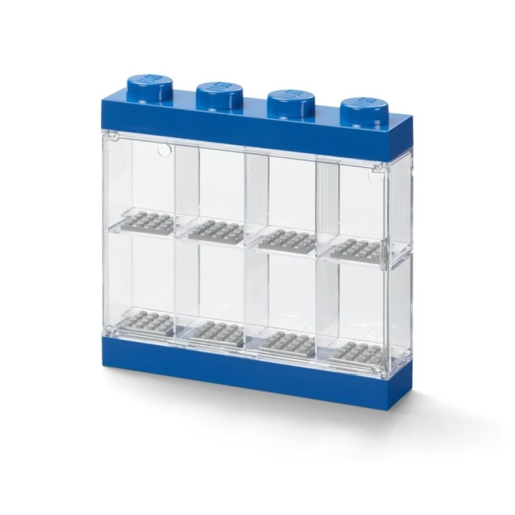 Lego(R) witryna na 8 minifigurek niebieska, NHG