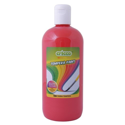 Farba tempera 500ml czerwona CRICCO, Cricco