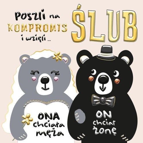 Karnet KW Ślub Miśki