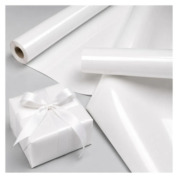 Papier ozdobny biały połysk X-Strong 57cmx25m