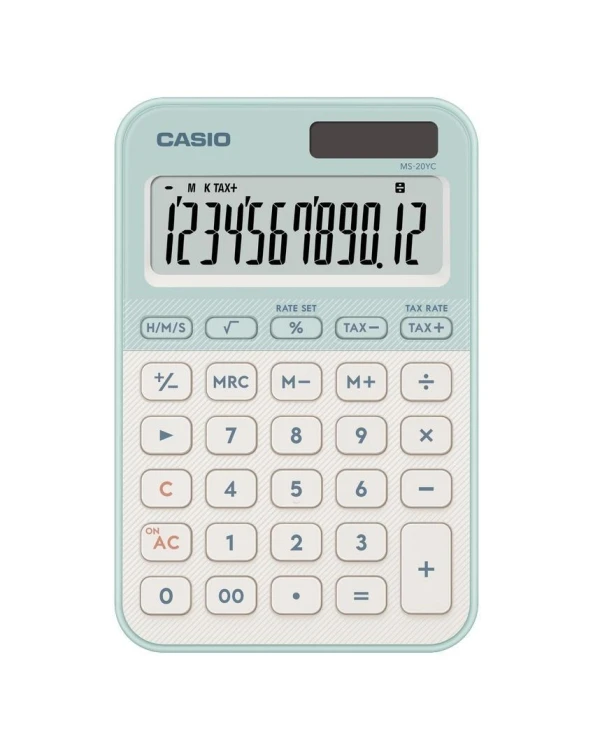 Kalkulator Casio MS-20YC-LGN, Casio
