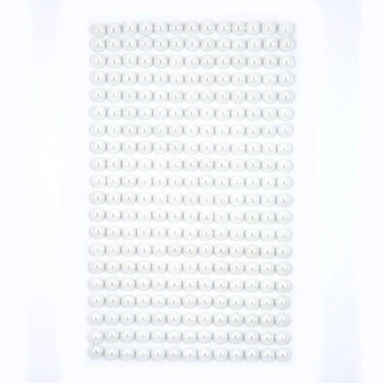 Perełki samoprzylepne Off white 6mm 260szt