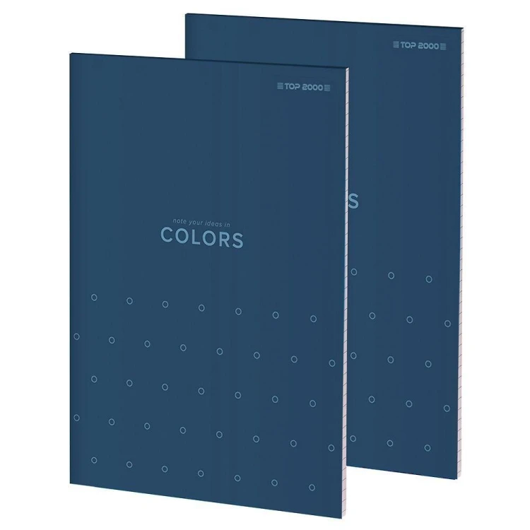 Blok notatnikowy A6/100K Colors (10szt), Top 2000
