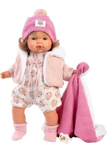 Lalka płacząca Lola 38cm, Llorens