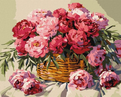 Malowanie po numerach - Melodia kwitnienia 40x50cm