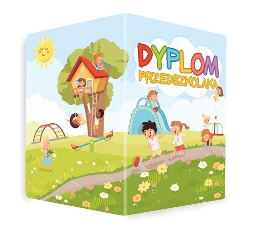 Dyplom A5 składany - Plac zabaw 10szt, LearnHow