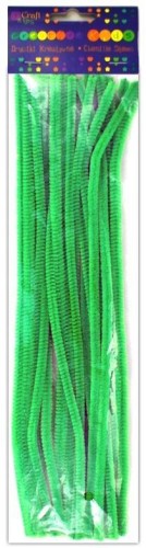 Druciki kreatywne zielone 30cm 25szt, Dalprint