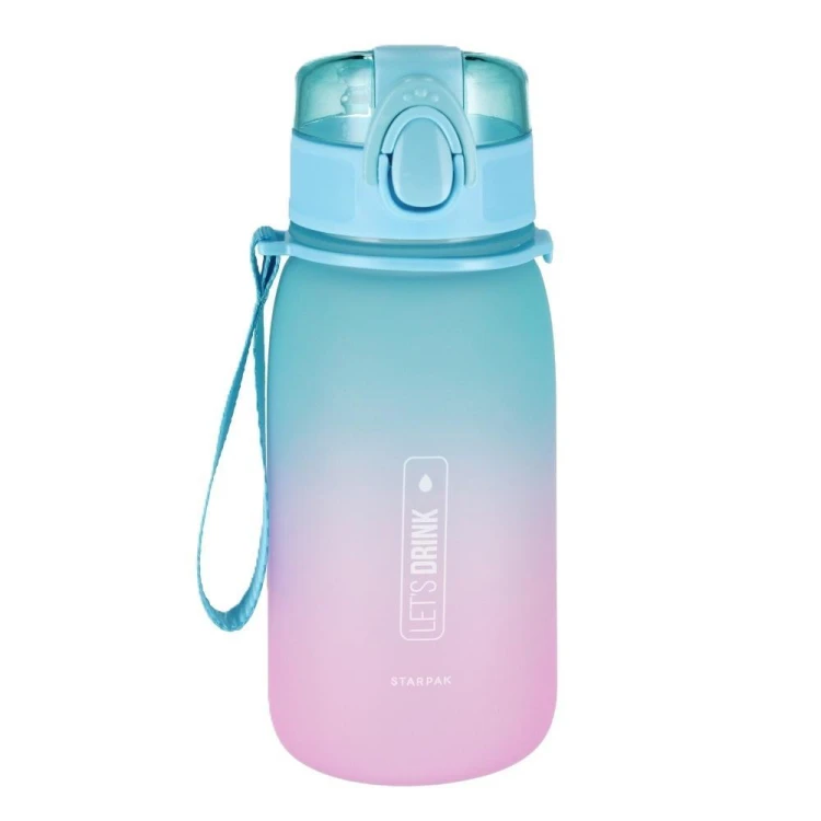 Bidon 400ml ombre blue-pink, STARPAK