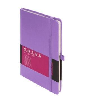 Notes memofix A5 kratka liliowy, Antra
