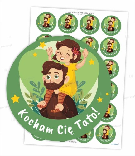 Naklejki kocham Cię tato!, LearnHow