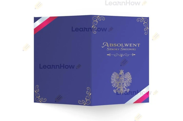 Teczka absolwenta szkoły średniej (5szt), LearnHow