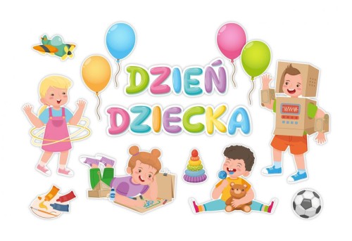 Dekoracja okolicznościowa Dzień Dziecka 14el