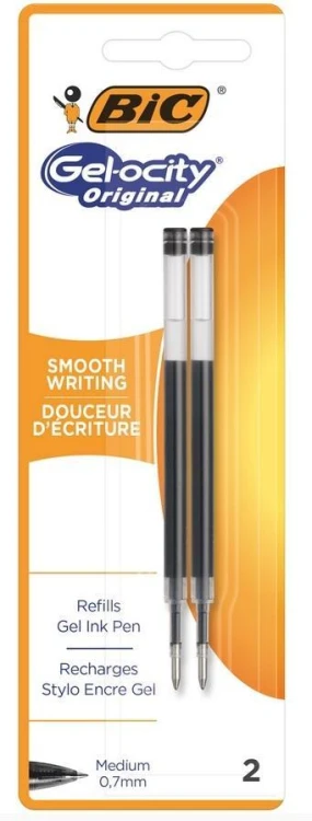 Wkład do długopisów żelowych Gel-ocity 2szt, BIC