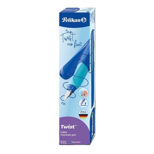 Pióro wieczne Twist F Deep blue, PELIKAN