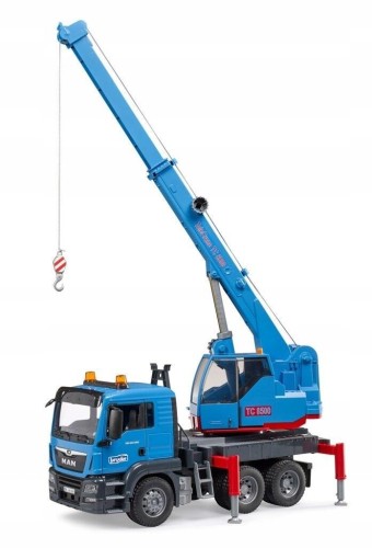 MAN TGS z dźwigiem niebieski, Bruder